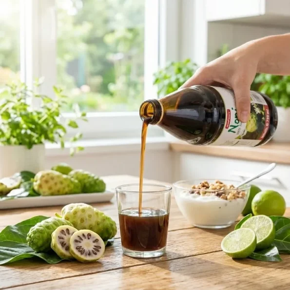 Suc noni bio NFC direct presat Medicura 750ml antioxidanti imunitate