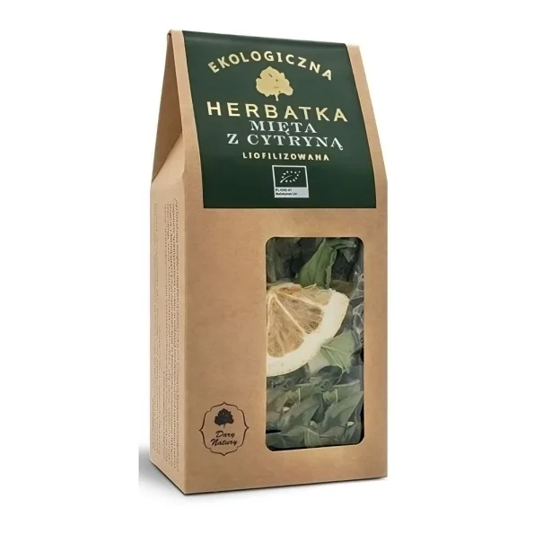 Ceai liofilizat de menta si lamaie Bio Dary Natury 25g