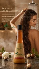 Șampon par vopsit cu ulei de macadamia, protectie culoare, Biomagic, 300 ml - Produse de igiena personala