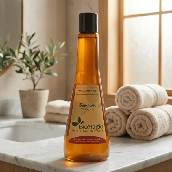 Șampon par vopsit cu ulei de macadamia, protectie culoare, Biomagic, 300 ml - Produse de igiena personala