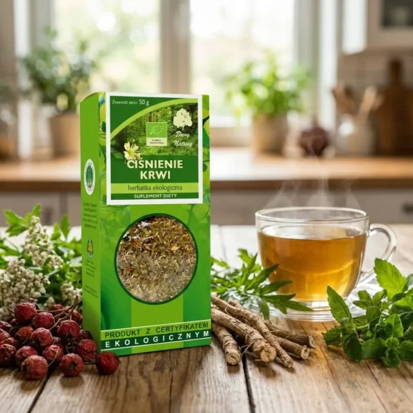 Ceai bio pentru tensiune cu păducel și valeriană, 50g, Dary Natury - Ceaiuri naturale