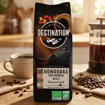 Cafea măcinată Honduras Fair for Life arabica Bio, Destination, 250g - Băuturi naturale sucuri
