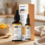 Vitamina ADEK pentru copii picaturi fara gluten Junior Pharmovit - Vitamine minerale remedii naturale