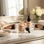 Fond de ten ultra ușor organic, Sublime Drop Foundation 01, 19g, PuroBio - Produse cosmetice