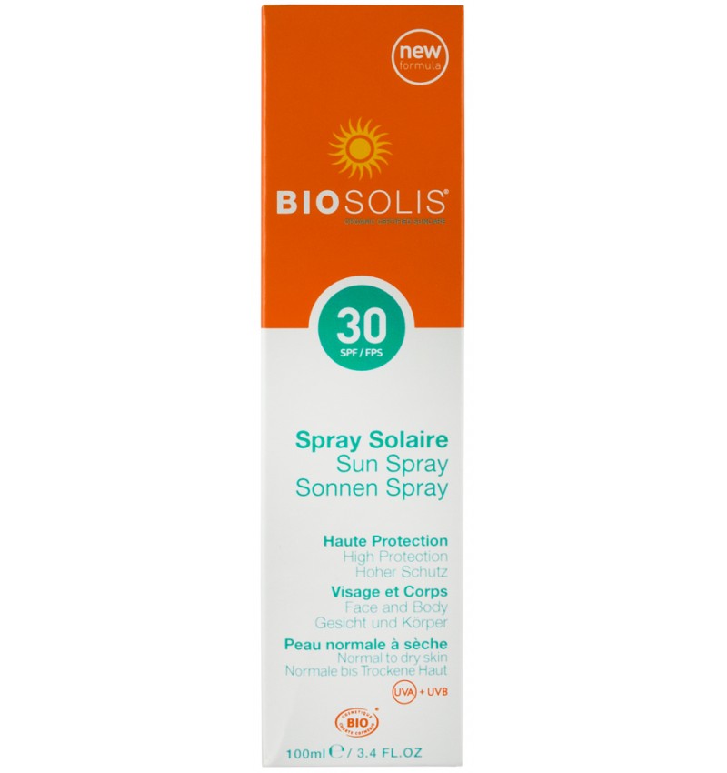 Spray de protecție solară pentru corp SPF 30 ECO 100 ml Biosolis