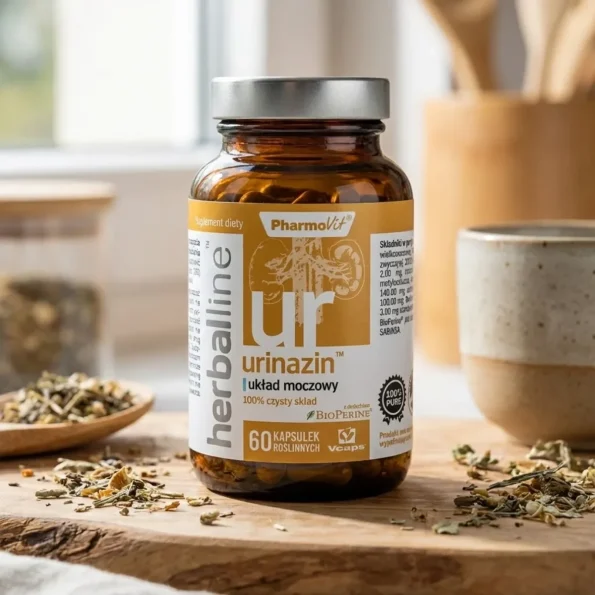 Supliment tract urinar, cistita, litiaza renala Urinazin natural Pharmovit 60 capsule - Vitamine minerale remedii naturale