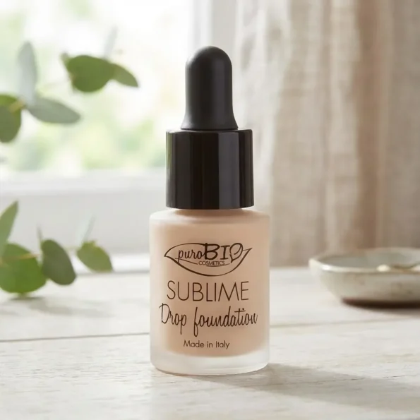 Fond de ten lichid ultra-ușor 02, ECO, Purobio, 19 g - Produse cosmetice