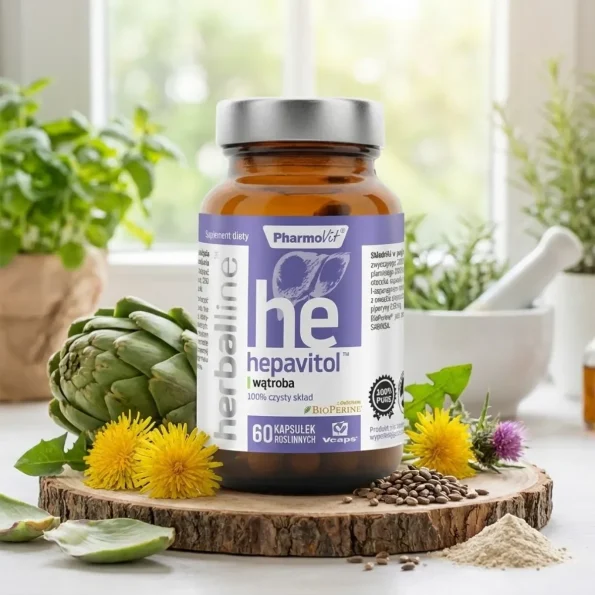 Supliment ficat natural, Hepavitol Pharmovit, 60 cps - Vitamine minerale remedii naturale