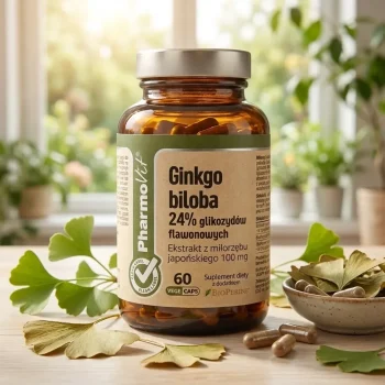 Ginkgo Biloba, formula pura, Pharmovit, 60 buc - Vitamine minerale remedii naturale