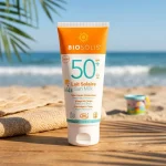 Lapte protecție solară bebeluși și copii SPF50+, natural, Biosolis, 100 ml - Produse cosmetice