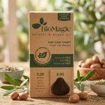 Vopsea de păr, Biomagic 5.00, fără amoniac, maro deschis, 250 g - Produse cosmetice