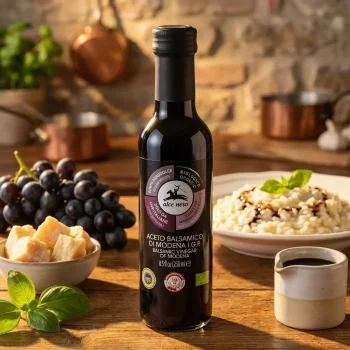 Otet balsamic, filtrat, Modena, struguri bio, Alce Nero, 250 ml