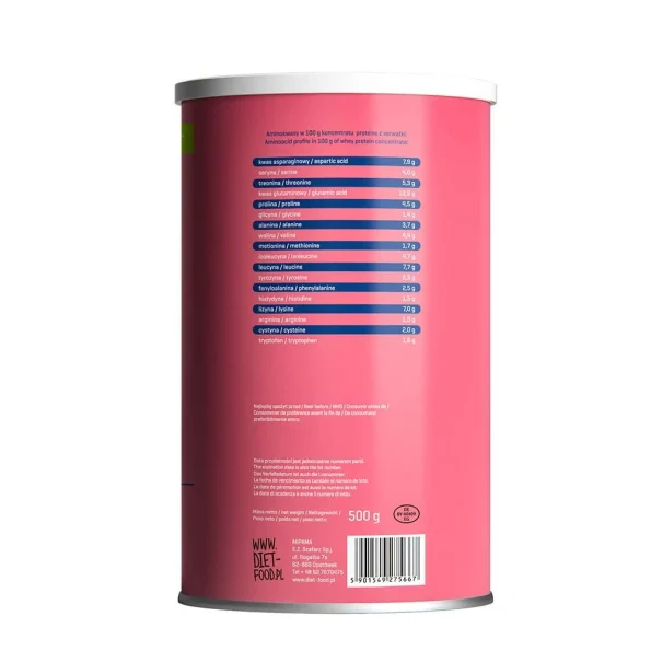 Concentrat natural de proteine din zer Bio 500 g Diet-Food