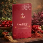 Vopsea de par naturala rosu cires Isha 100g