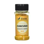 Turmeric pudră Bio, bucătărie indiană, galben auriu, Cook, 35g