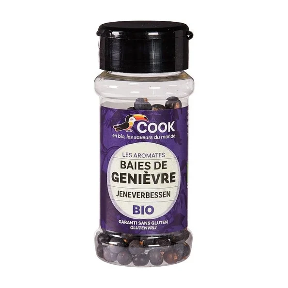 Ienupăr boabe bio, condiment natural, 15g, Cook