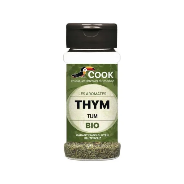 Cimbru frunze BIO 15g Cook Cimbru frunze Bio Cook, condiment bucătărie, plante aromatice, 50g