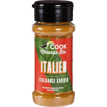Mix condimente italian Bio Cook, bucătărie mediteraneană, amestec ierburi, 40g