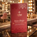 Vopsea de par naturala rosu cires Isha 100g