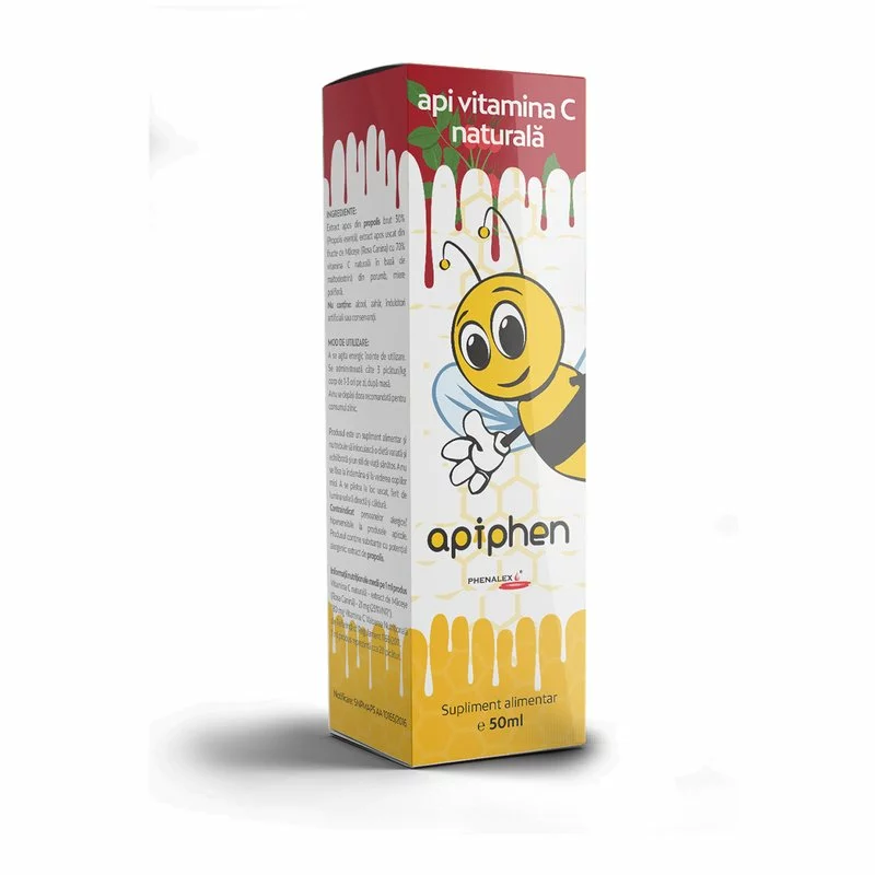 Apiphen api vitamina c naturala 50ml