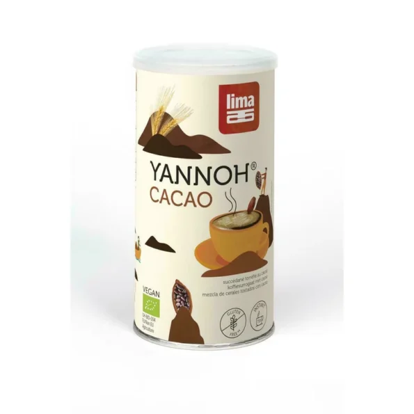 Bautură cereale Yannoh Instant cacao eco, vegană, Lima, 175g