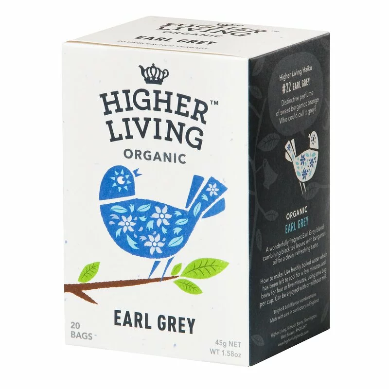 Ceai EARL GREY BIO 20 plicuri Higher Living