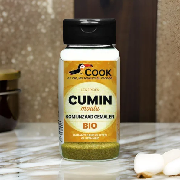 Chimion bio măcinat, condiment, solniță, Cook, 40g
