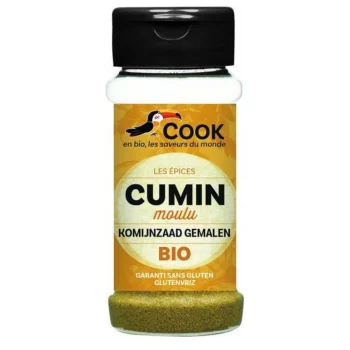Chimion bio măcinat, condiment, solniță, Cook, 40g