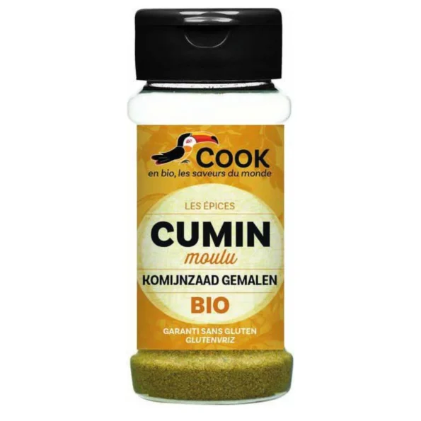 Chimion bio măcinat, condiment, solniță, Cook, 40g