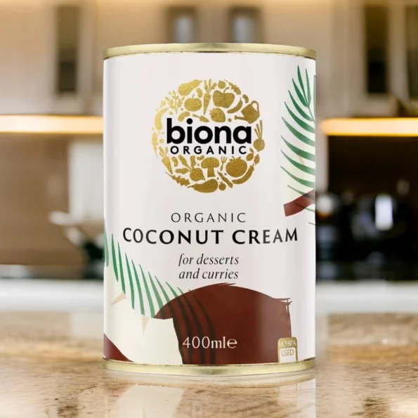 Crema de cocos Bio, 80% cocos, Biona, 400ml