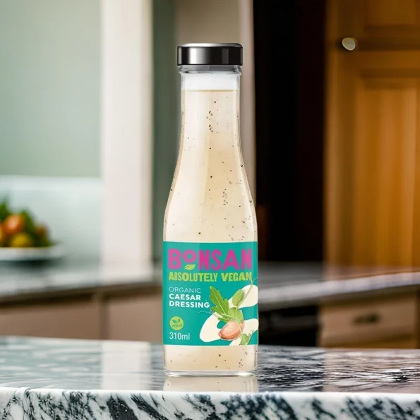 Dressing Caesar bio, salate, fără ouă și lactoză, Bonsan, 310ml