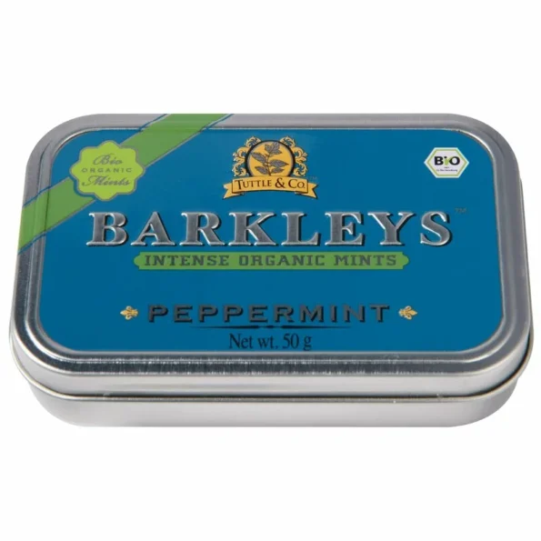 Dropsuri cu mentă naturale, Bio Barkleys, 50g