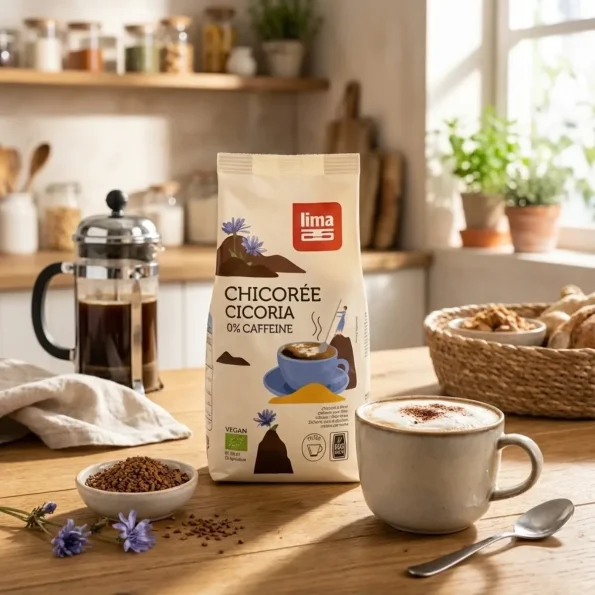 Cicoare bio, alternativă cafea, aromă intensă, Lima, 500g - Condimente și mirodenii