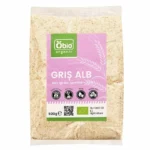 Gris alb din grâu spelta Bio Obio, ingredient tradițional, 500g