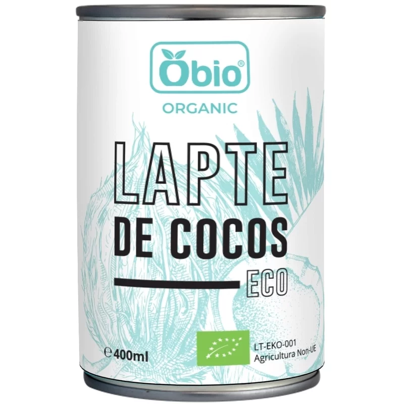 Lapte de cocos bio 400ml obio