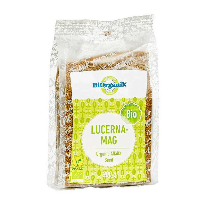Lucerna (alfalfa) seminte pentru germinat bio 200g biorganik
