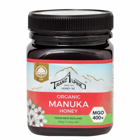 Miere de Manuka MGO 400+ Bio TranzAlpine 250g