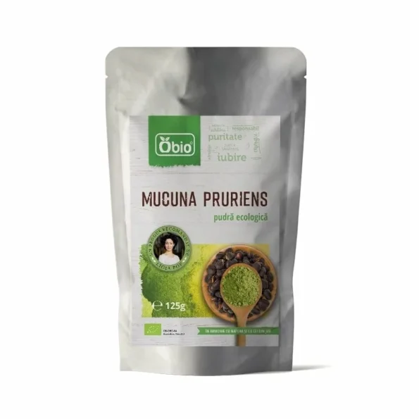 Mucuna pruriens pulbere Bio 125g Obio