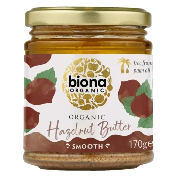 Unt de alune de pădure ecologic Biona, cremos, 170g