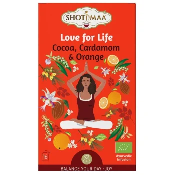 Ceai de cacao cardamom si portocala Bio Shotimaa Balance Your Day Love for Life