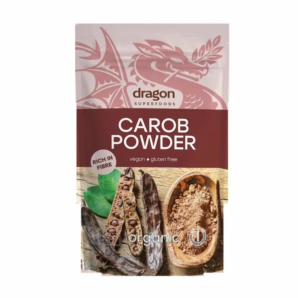 Pudră de carob roscove bio, Dragon Star, 200g