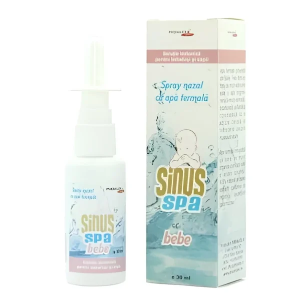 Spray nazal Sinus spa bebe, apa termala, curatare, 30ml