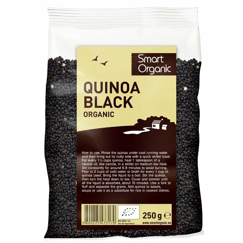 Quinoa neagra bio 250g smart organic