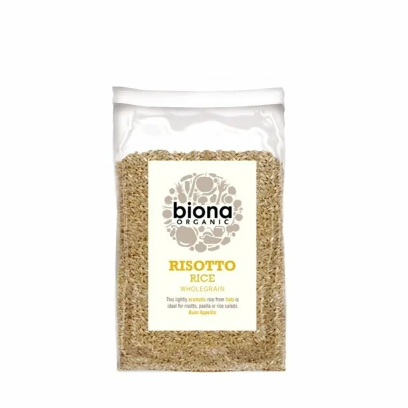 Risotto orez brun eco, bucătărie italiană, bio, Biona, 500g