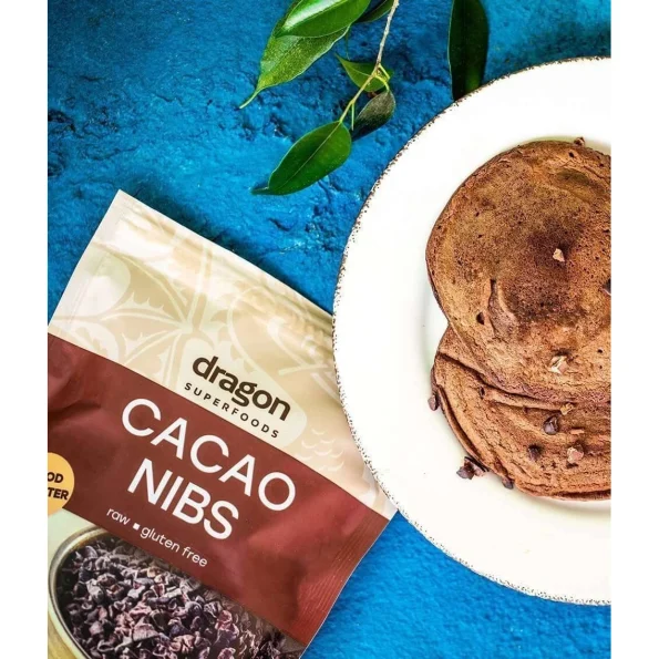 Boabe cacao crude, bio, Dragon Superfoods, 200g