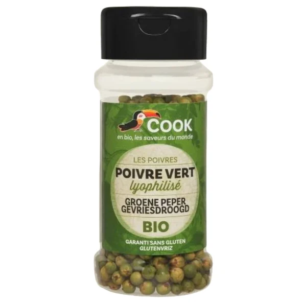 Piper verde boabe bio, Cook, 15g