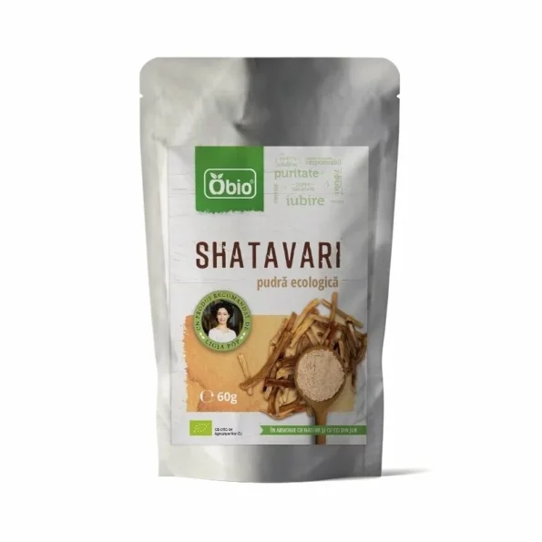 Shatavari pulbere eco 60g Obio