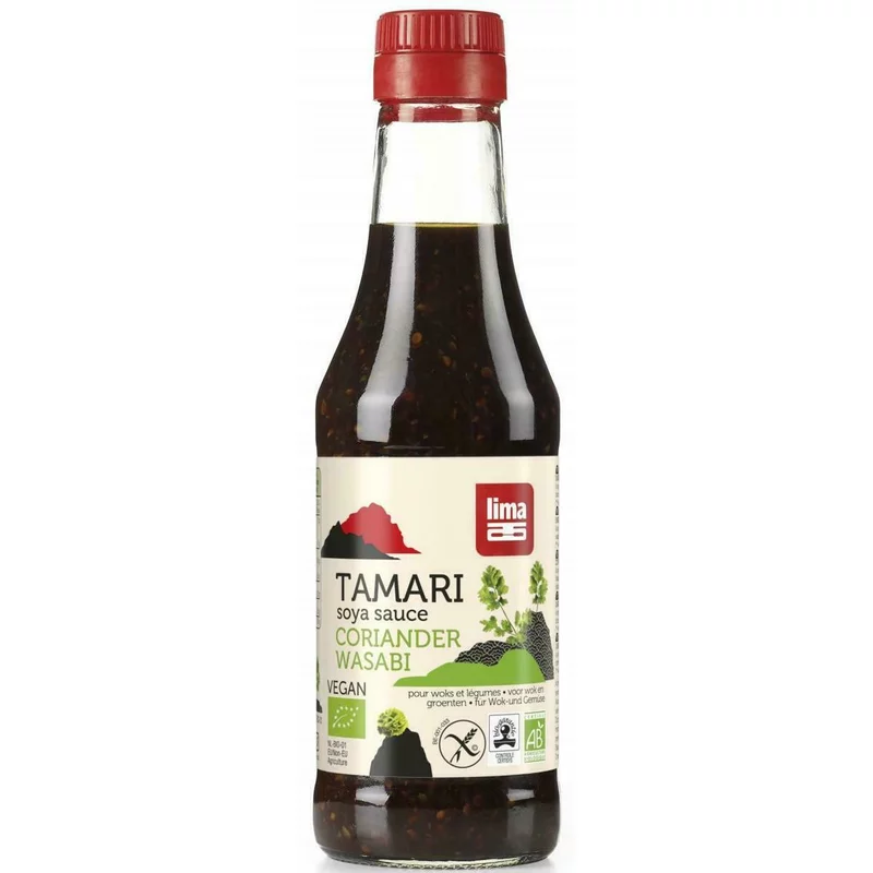 Sos de soia Tamari cu coriandru si wasabi BIO 250ml Lima