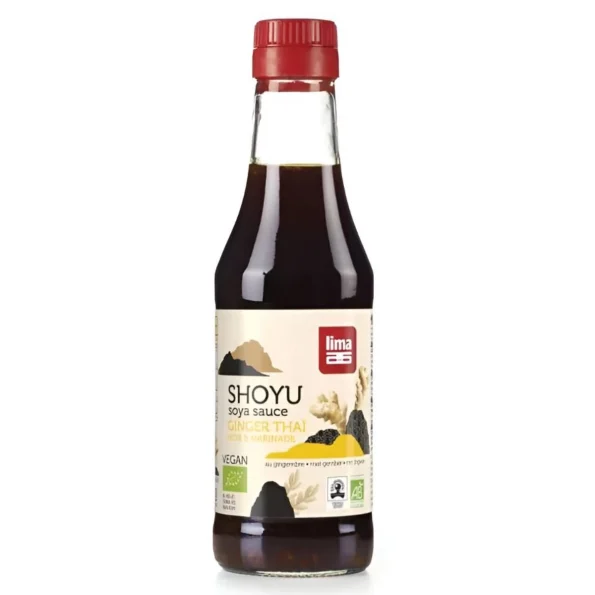 Sos de soia Shoyu Ginger Thai Bio Lima 250ml