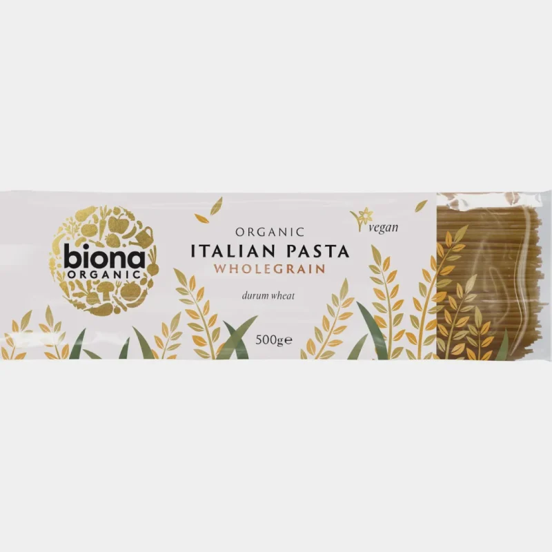 Spaghetti integrale din grau dur Bio 500g Biona